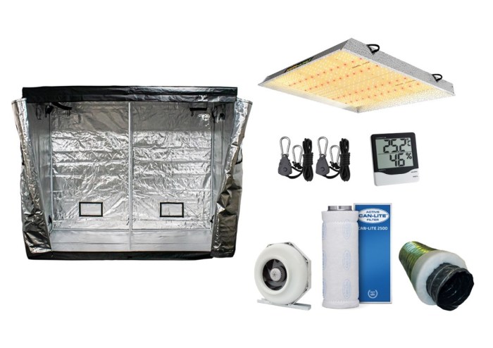 Led tent lighting system